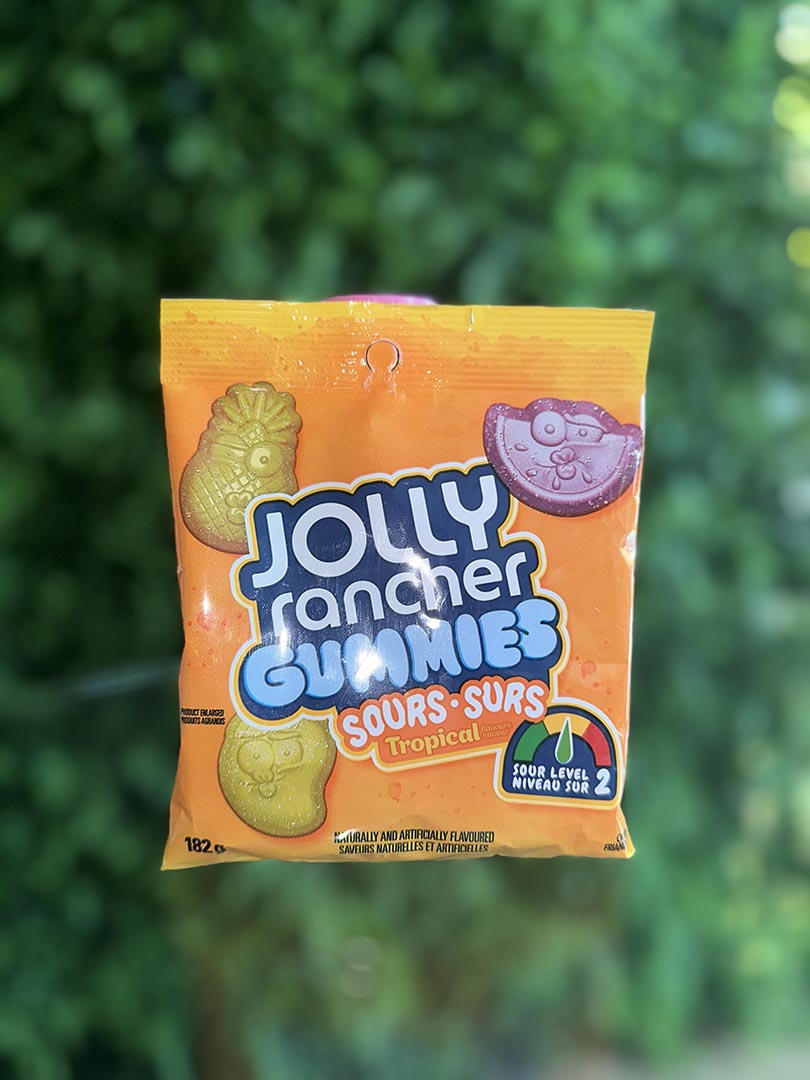 Jolly Rancher Gummies Sour Surs Tropical Flavor (Canada)