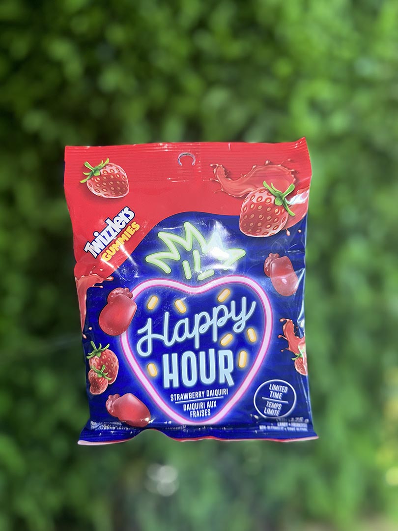 Twizzlers Gummies Happy Hour Strawberry Daiquiri Flavor (Canada