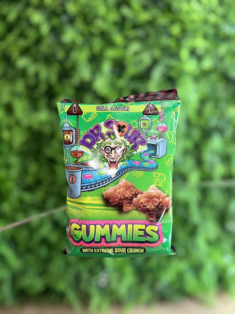 Warhead Dr Sour Gummies with Extreme Sour Crunch Cola Flavor (Netherlands)