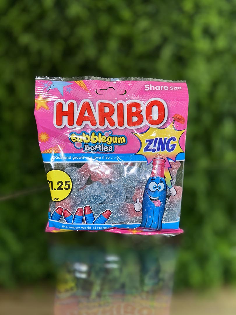 Haribo Bubble Gum Bottles Flavor (UK)