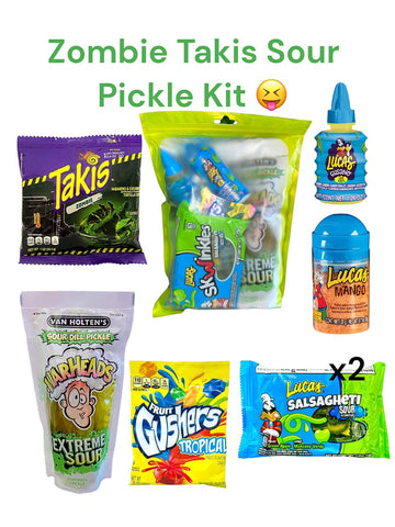 Limited time Zombies Takis Sour Pickle Kit