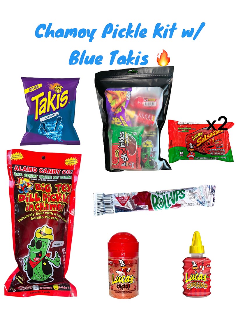 Chamoy Pickle Kit w/ Blue Takis