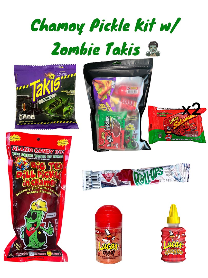 Chamoy Pickle Kits w/ Zombie Takis