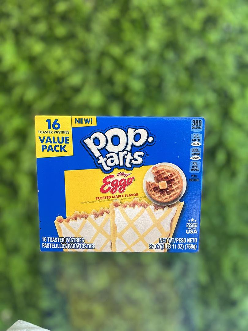 Pop Tart Eggo Waffle Frosted Maple Flavor