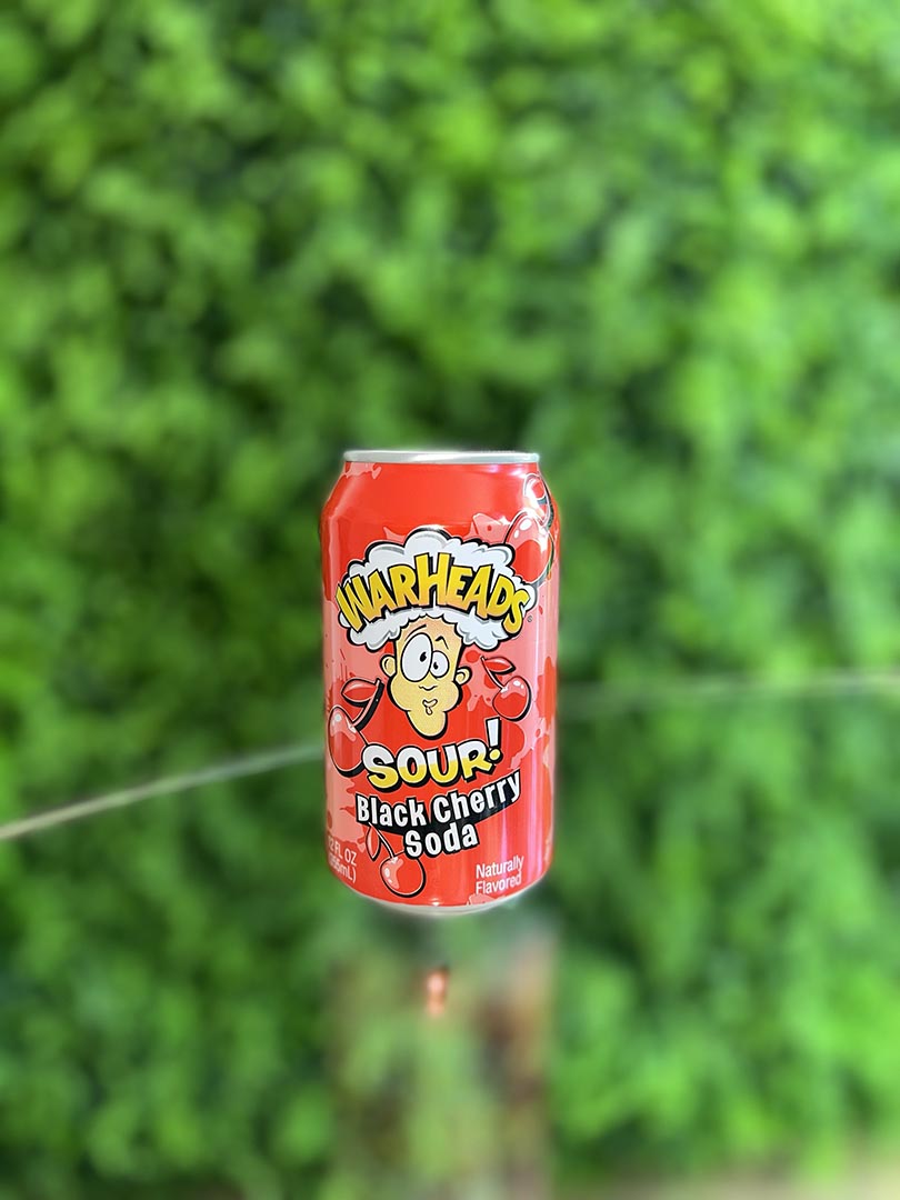 Warhead Sour Black Cherry Soda