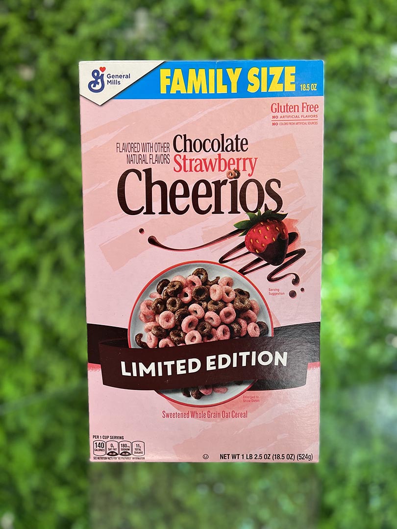Limited Edition Chocolate Strawberry Cheerios Cereal (Family Size)
