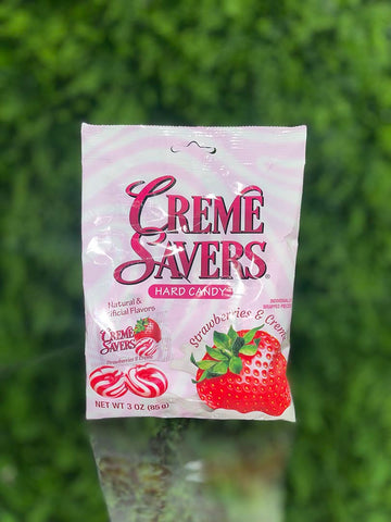 Creme Savers Hard Candy Strawberries and Creme Flavor