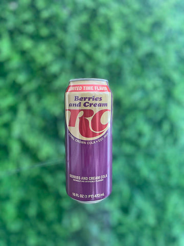 Limited Time RC Cola Berries and Creme