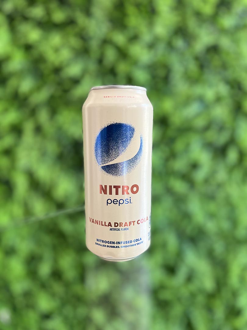 Nitro Pepsi Nitrogen Infused Cola Vanilla Draft Cola Flavor