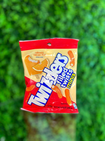 Twizzler Filled Twists Minis Orange Creme Pop Flavor (Large bag)