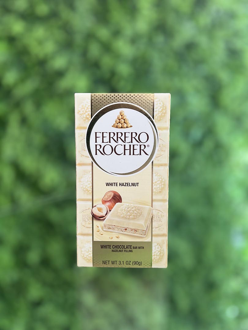 Ferrero Rocher White Hazelnut Chocolates bar