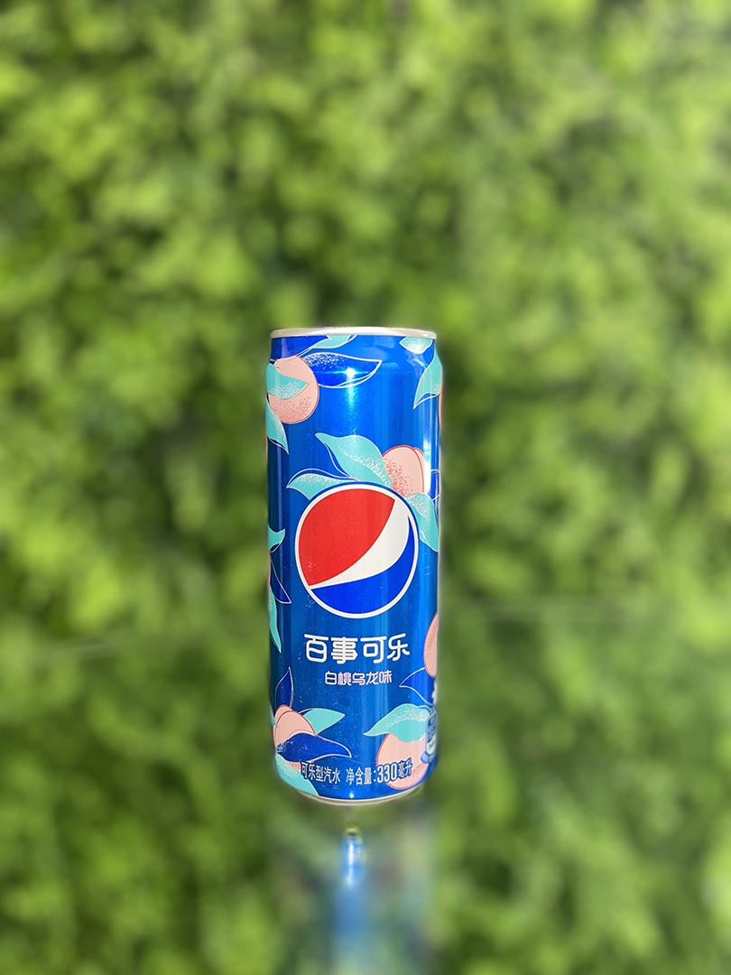 Pepsi Peach Oolong Can (China)