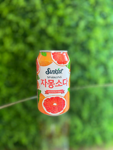 Sunkist Sparkling Grapefruit Flavor Aluminum Can (South Korea)