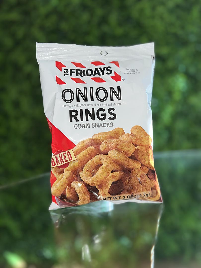 Friday's Onion Rings Flavored Chips