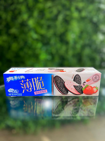 Oreo Crispy Thins Rich Strawberry Flavor (China)