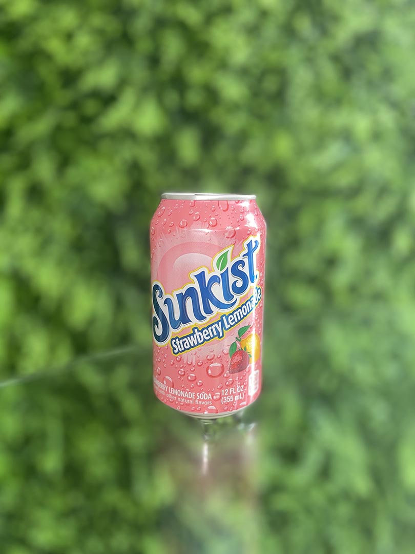 米国直輸入】サンキスト SODA SUNKIST ストロベリー＆オレンジ - 食品