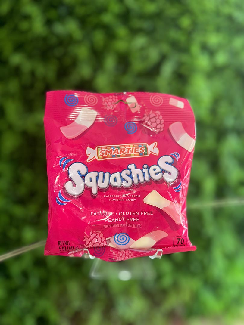 Smarties Squashies Raspberry and Cream Flavor