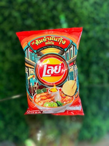 Lay's Shrimp Tom Yum Hot Pot Flavor (Thailand)