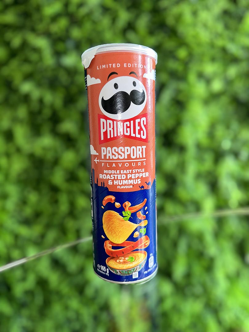 Pringles Passport Middle Eastern Style Roasted Pepper &Hummus Flavor (UK)