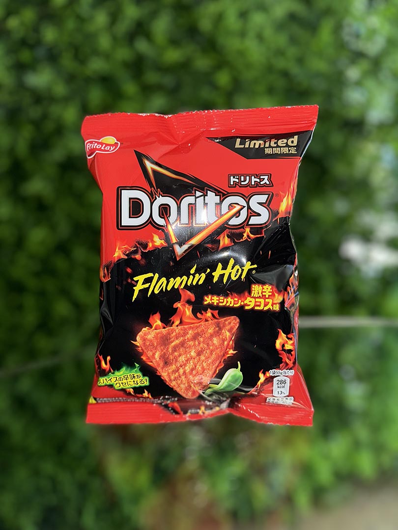Limited Edition Spicy Flamin hot Doritos Taco Flavor (Japan)