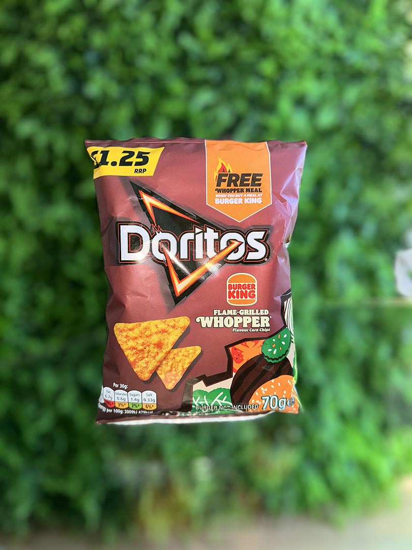 Rare Doritos Burger King Flame Grilled Whopper Flavor (UK)