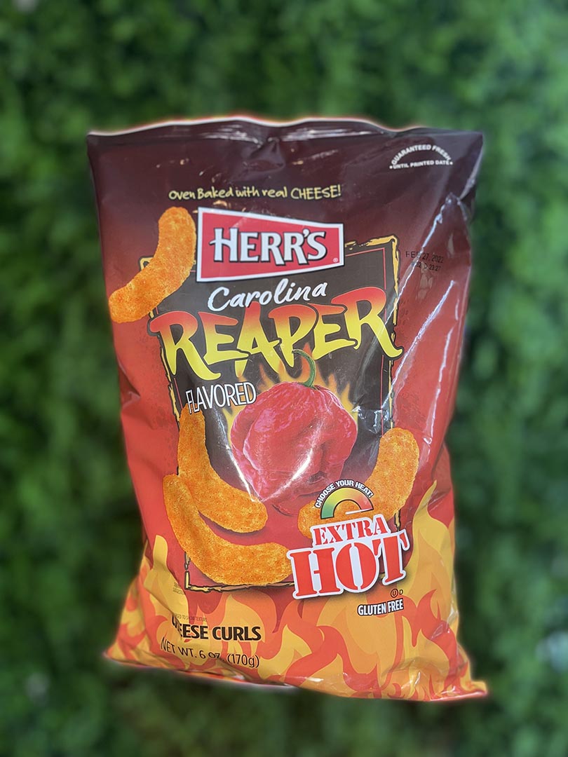 Herr's Carolina Reaper Flavored Puffs(Small bag)
