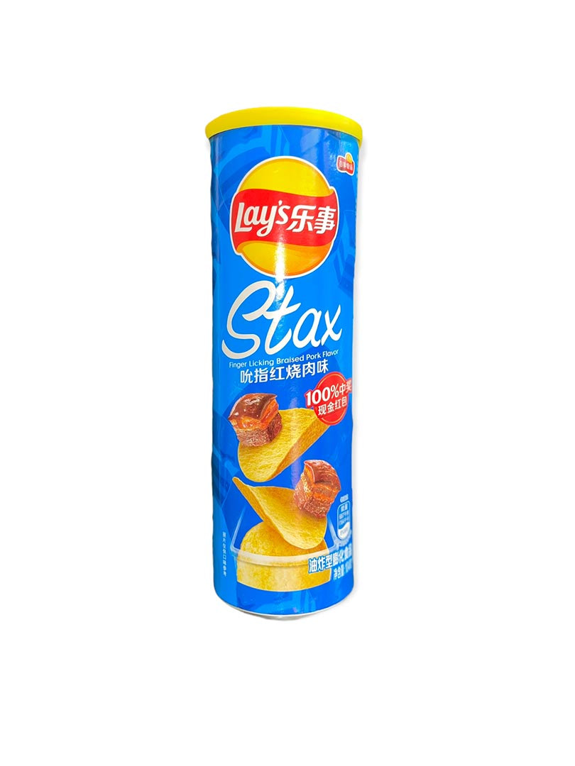 Lay's Stax Finger Licking Braised Pork Flavor (China)